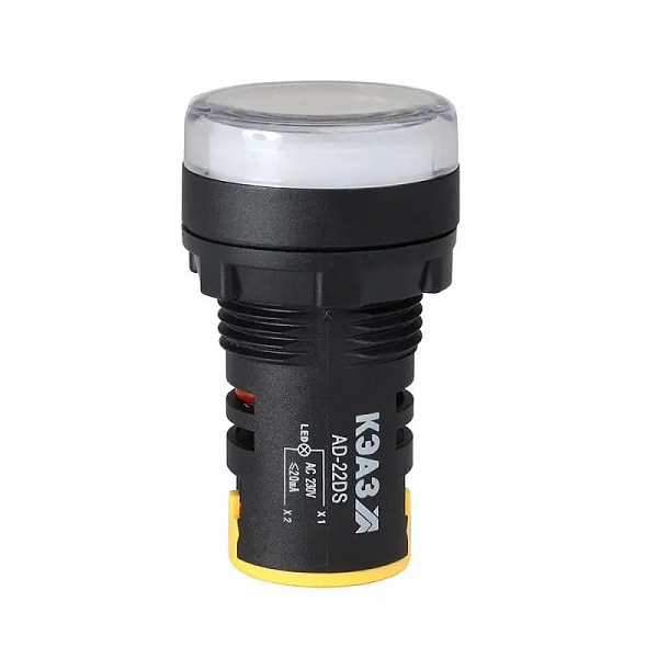 Лампа AD22DS(LED) матрица 22мм 24В AC/DC бел. КЭАЗ 303926