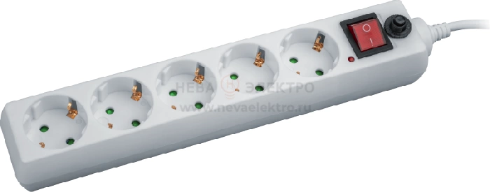 Удлинитель с сетевым фильтром 5х3м с заземл. 10А IP20 71 862 NSP-05-300-ESC-3х0.75 3х0.75 Navigator 71862