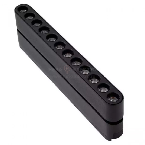 Светильник светодиодный трековый MTR16 1312R 12Вт 3000К spot 36град. BL IP20 низковольтный Pro черн. JazzWay 5056992