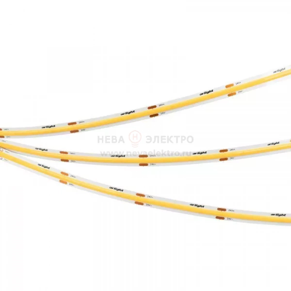 Лента светодиодная COB-X480-8mm 24V Warm 2700К 8Вт/м IP20 CSP (уп.5м) Arlight 039060