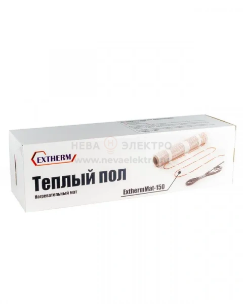Комплект "Теплый пол" (мат) двухжил. 150Вт/кв.м 300Вт 4х0.5м 2кв.м ExthermMat 150-300-2.0