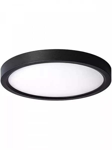 Светильник светодиодный SLIM BLACK 24Вт 4500К IP40 1620лм 230В 230х25мм КОСМОС KSlim24w_B4500K