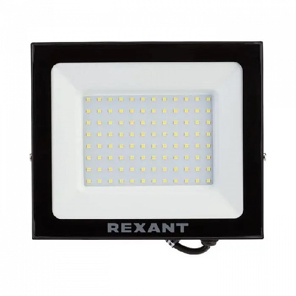 Прожектор светодиодный 100Вт 200-260В IP65 8000лм 6500К хол. бел. Rexant 605-005