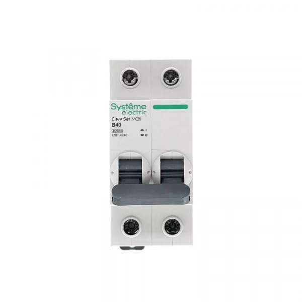 Выключатель автоматический модульный 2п B 40А 4.5кА City9 Set 230В SE C9F14240