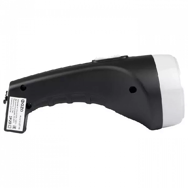 Фонарь аккумуляторный ручной AccuF2-L07-bk 7LED 2 режима: 100проц./25проц. аккум. 0.4А.ч выдвижная вилка индикатор зарядки черн. ФАZА 5000810