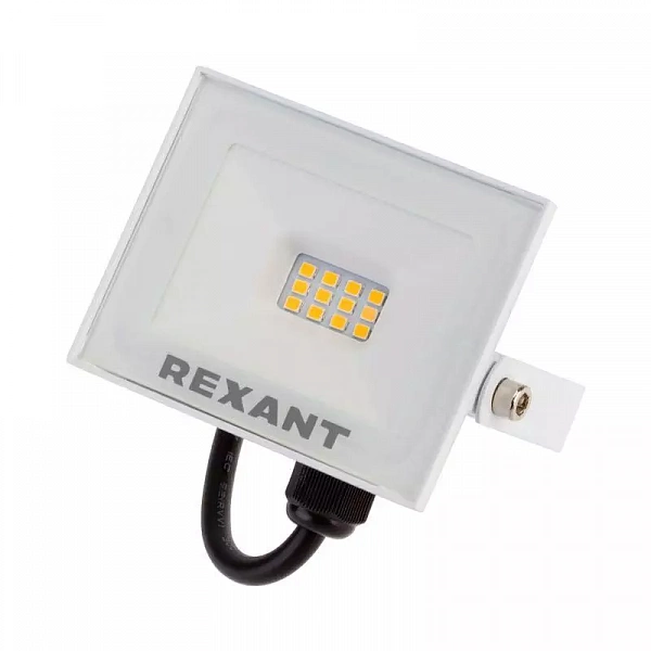 Прожектор СДО 20Вт 3000К 1600лм корпус бел. Rexant 605-019