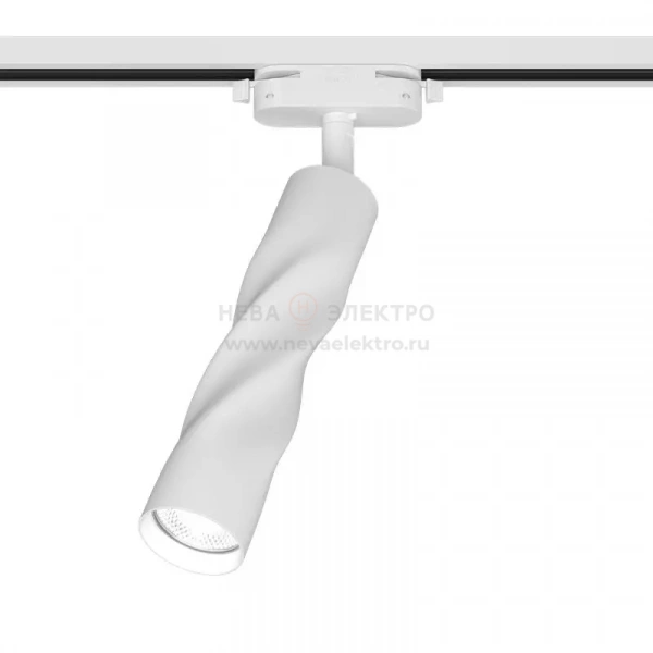 Светильник трековый поворотный ARTLINE 55х55х200 GU10 230В алюм. 2.6кв.м бел Ritter 59931 3