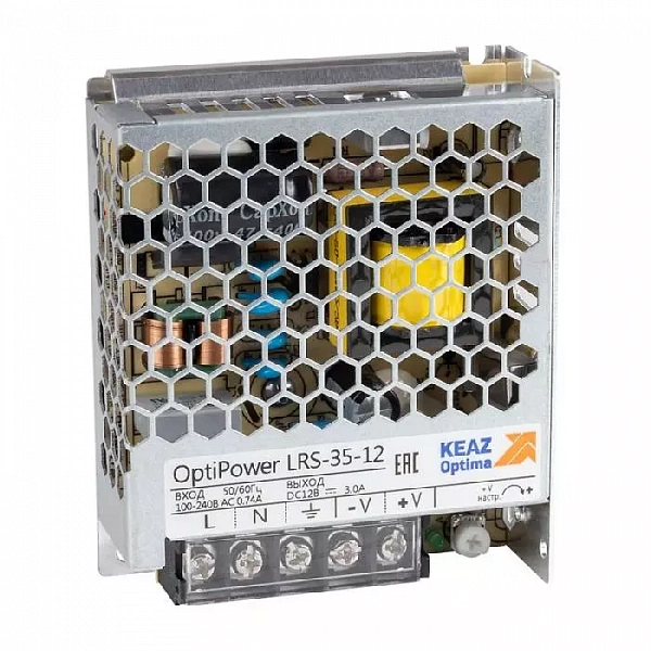 Блок питания панельный LRS 35-12 3A КЭАЗ 328864