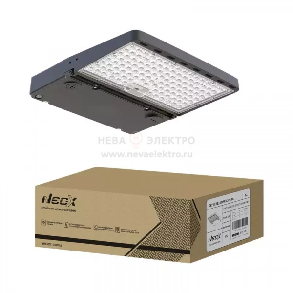 Светильник светодиодный ДКУ-LEVEL 200PA3C-PC-BL 100-240В 200/150/100Вт IP66 175лм/Вт 3CCT уличный 5лет NEOX 4690612062969