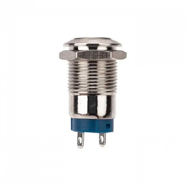 Кнопка антивандальная d12 Фикс (2с) OFF-ON выпуклая (A12-B2) Rexant 36-3152