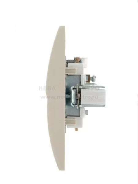 Розетка телевизионная оконечная TV СП Deriy 16А IP20 крем. LEZARD 702-0303-130