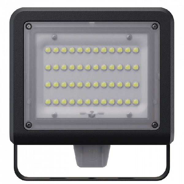 Прожектор светодиодный 80 680 NFL-03-50-6.5К-BL-LED 50Вт 6500К IP65 6950лм с датчиком черн. Navigator 80680