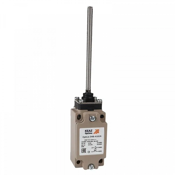 Выключатель концевой OptiLiS D4B-4181N пружина спиральная EN 50041 XCKJ108H29 КЭАЗ 365335