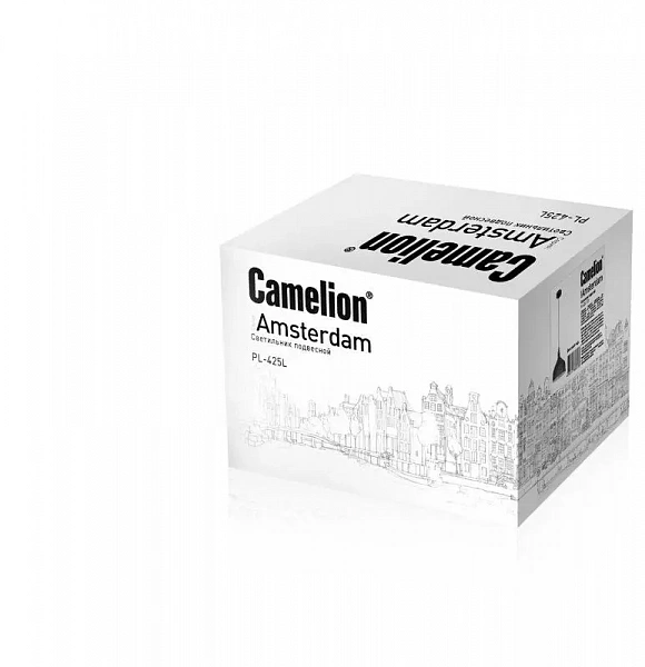 Светильник PL-425L С62 подвес. Amsterdam 1хE27 60Вт 230В черн.+медь Camelion 13029
