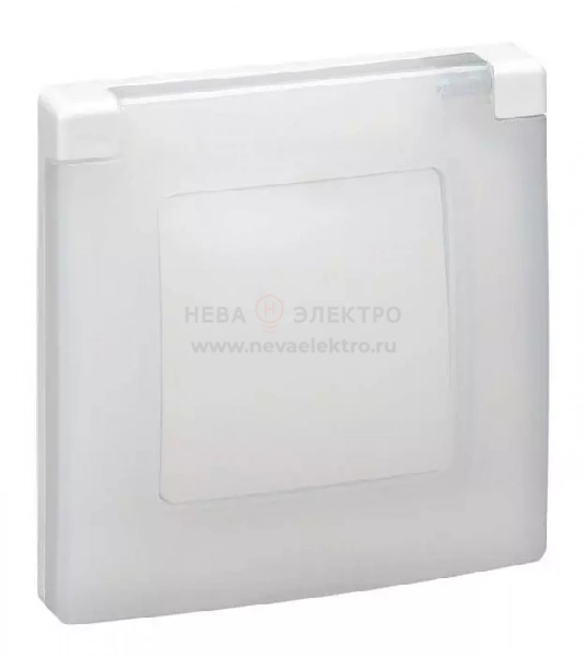 Рамка 1-м Etika IP44 с защ. крышкой бел. IEK 672550