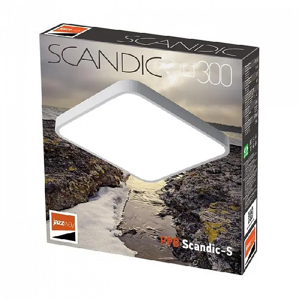 Светильник светодиодный декоративный PPB Scandic-S 36Вт 4000К IP20 настенно-потолочный бытовой GR JazzWay 5037236