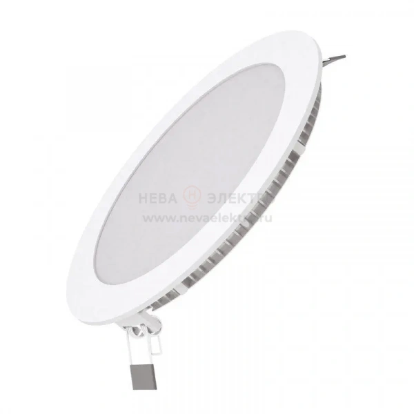 Светильник светодиодный Slim 12Вт 3000К IP20 800лм 220-240В ДВО круг бел. GAUSS 939111112