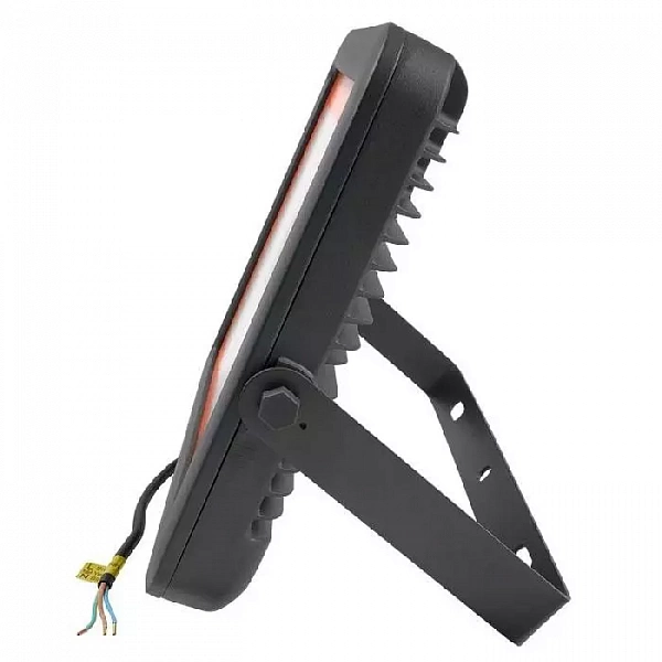 Прожектор светодиодный PFL-S2 200Вт 6500К IP65 220–240В ДО с клапаном закален. матов. стекло сер. JazzWay 5002173D