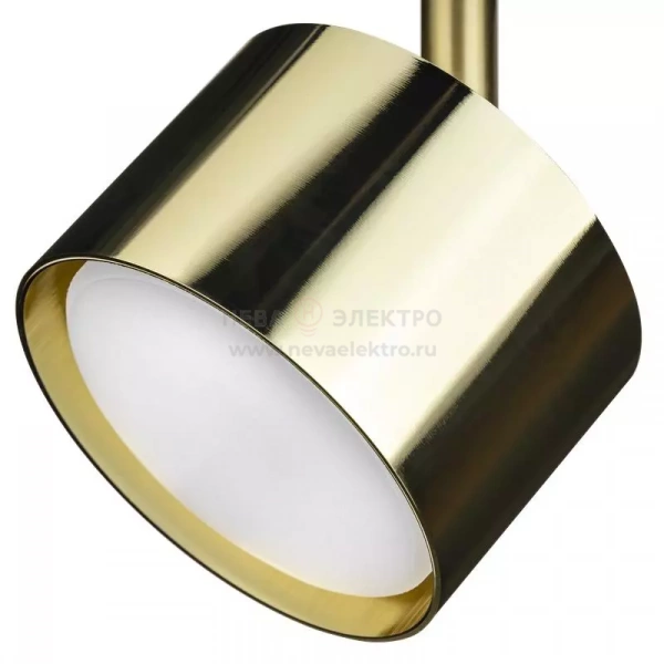 Светильник трековый ARTLINE поворотный 85х85х55мм GX53 230В алюм. 4кв.м зол. Ritter 59860 6