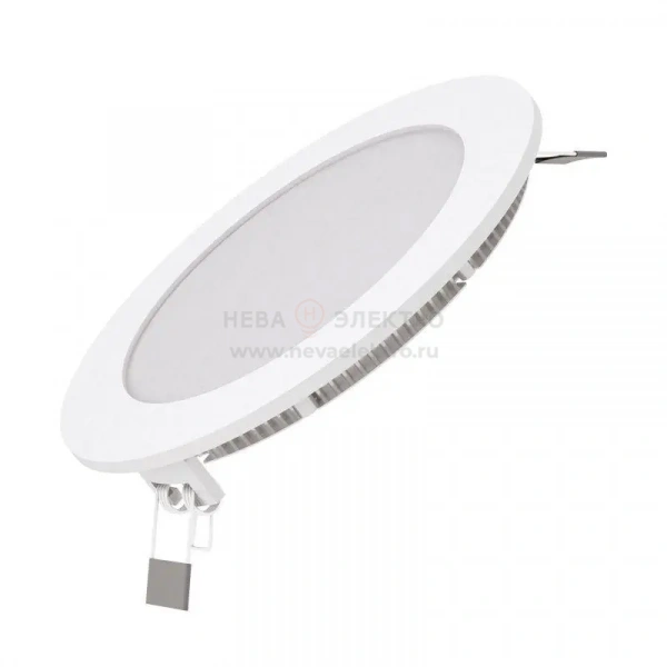 Светильник светодиодный Slim 9Вт 6500К IP20 750лм 220-240В ДВО круг бел. GAUSS 939111309