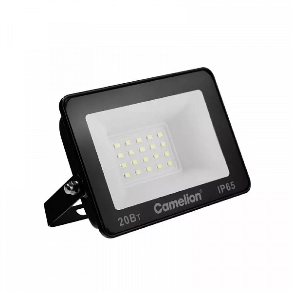 Прожектор светодиодный LFL-2004 C02 LED SMD 20Вт IP65 6500К 2000лм 230В 113х102х24 черн. Camelion 16330