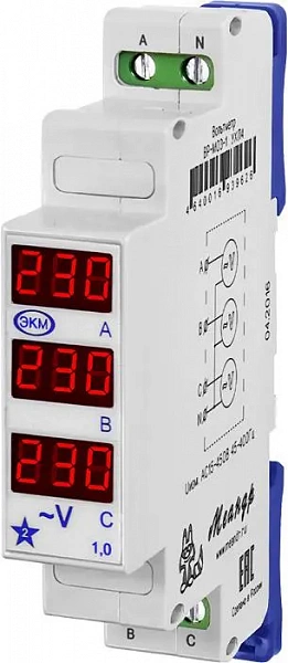 Вольтметр цифровой ВР-М03-1 АС20-450В УХЛ2 (спец.) Меандр A8302-16934496