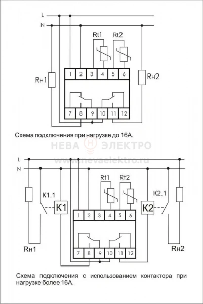 Регулятор температуры CRT-02 2-канал.; диапазон температур от -50 до +140град.C; многофункц.; цифровая индикация; выносн. датчики с термоустойч. проводом; 3 модуля; монтаж на DIN-рейке; 100-264В AC/DC 2х16А 2NO/NC IP20 F&F EA07.001.015