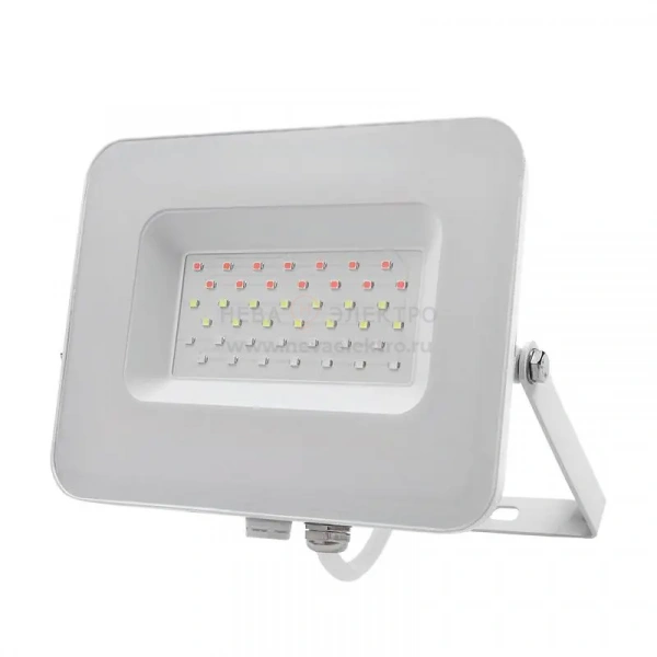 Прожектор светодиодный PFL-30W RGB 30Вт IP65 ДО WH JazzWay 5012103