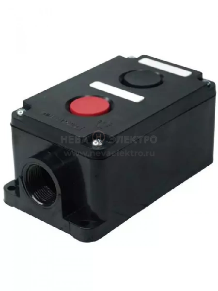 Пост управления ПКЕ 212-2 У3 10А 660В 2 элемента черн. и красн. цилиндр накладной IP40 Электротехник ET519068
