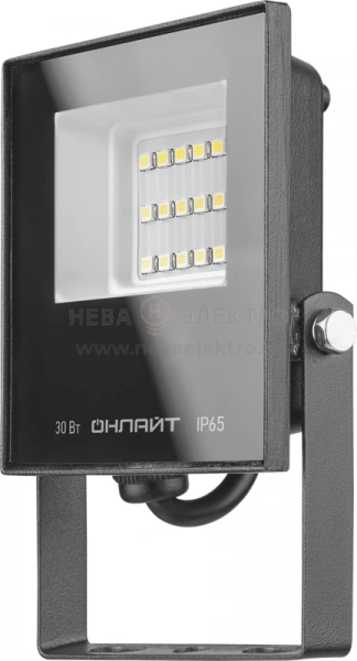 Прожектор светодиодный 90 497 OFL-03-30-6.5K-BL-IP65-LED ОНЛАЙТ 90497