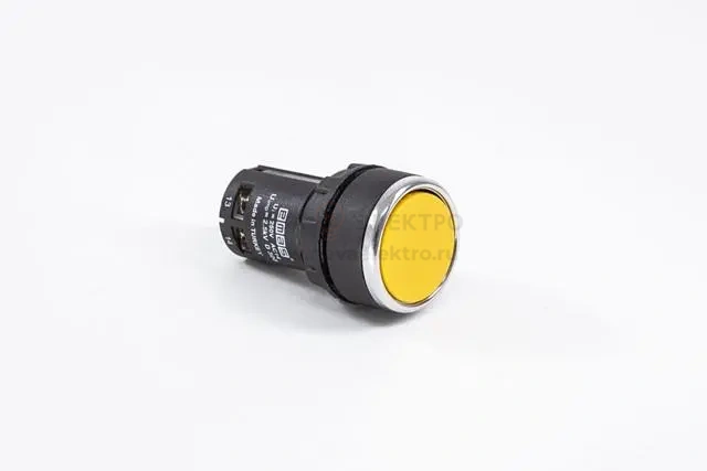 Кнопка нажимная моноблочная 22мм IP 40 1НО EMAS MB100DS