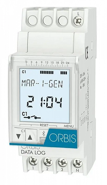 Реле времени цифровое DATA LOG 1 канал ORBIS OB174012