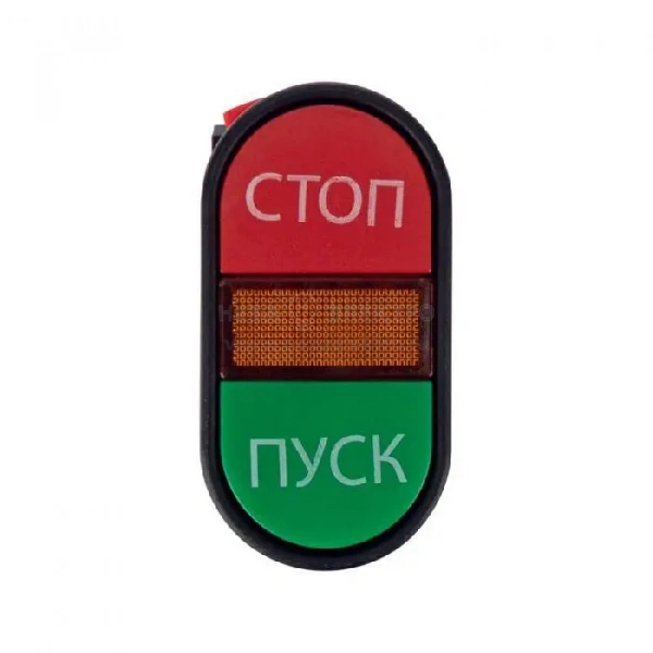Кнопка APBB-22 "Пуск-Стоп" овальная 230 В NO+NC Rexant 36-5540
