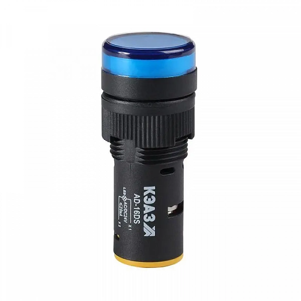 Лампа AD16DS(LED) матрица D16мм син. 220В DC КЭАЗ 357829