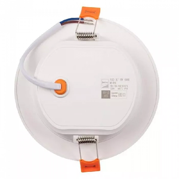 Светильник светодиодный PLED DL7 WH Downlight 10Вт 4000К 120х26мм IP54 ДВО встраив. Pro JazzWay 5042520