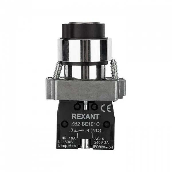 Переключатель BD21 2P с замком NO Rexant 36-5552