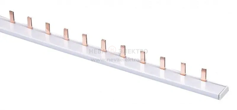 Шина соединительная типа PIN (штырь) 1п до 63А ШС-101 (дл.1м) DEKraft 32030DEK