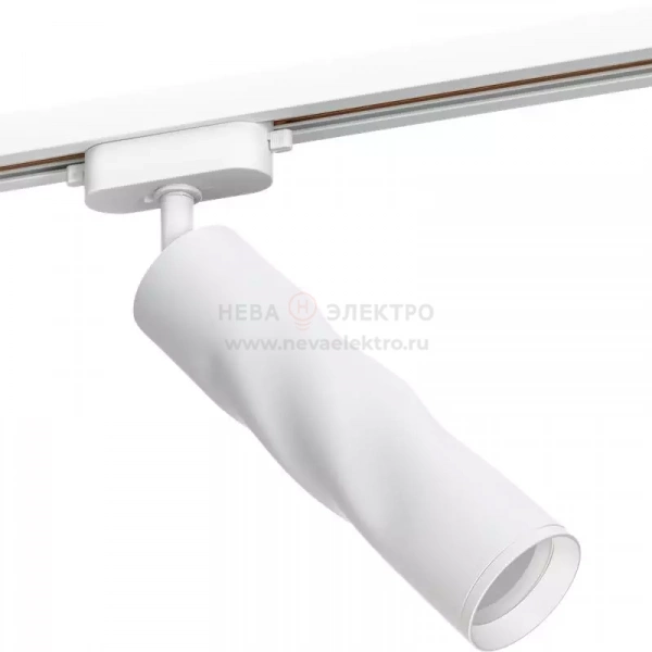 Светильник трековый поворотный ARTLINE 55х55х200 GU10 230В алюм. 2.6кв.м бел Ritter 59931 3