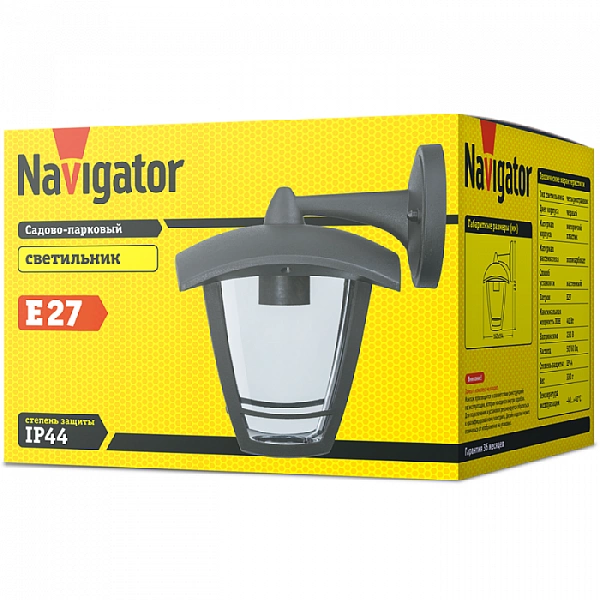 Светильник 61 612 NOF-P02-BL-IP44-E27 Navigator 61612
