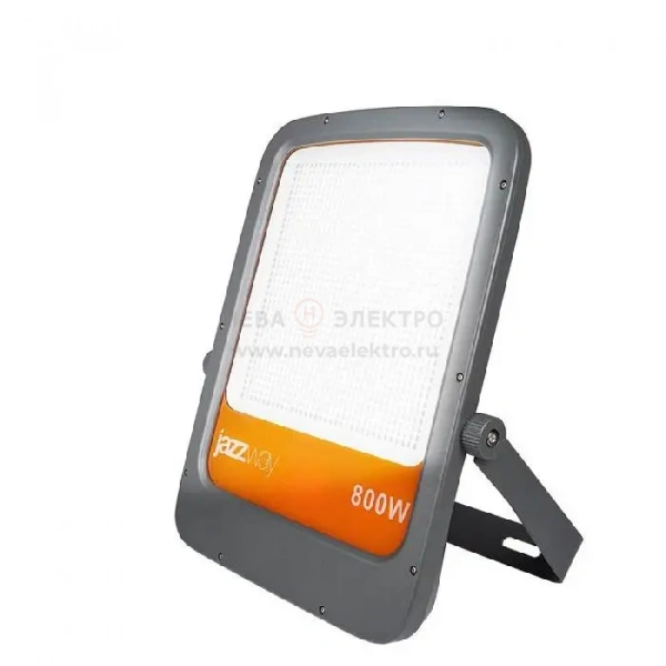 Прожектор светодиодный PFL-S6 800Вт 6500К IP65 60град. ДО с клапаном выравнивания давления закален. стекло Pro+ JazzWay 5047396
