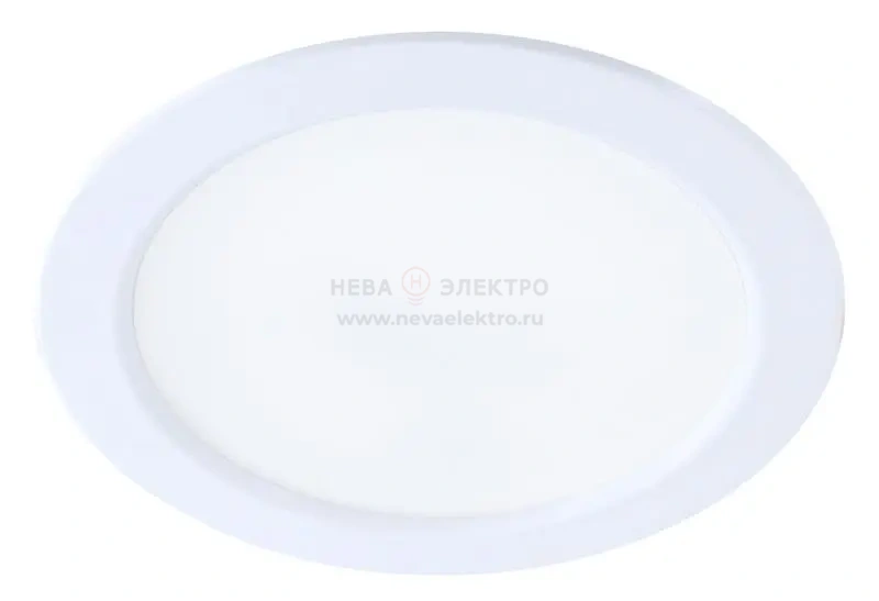 Светильник светодиодный Downlight 18Вт 180-265В 4000К кругл. панель бел. КОСМОС KDownL18W4000K
