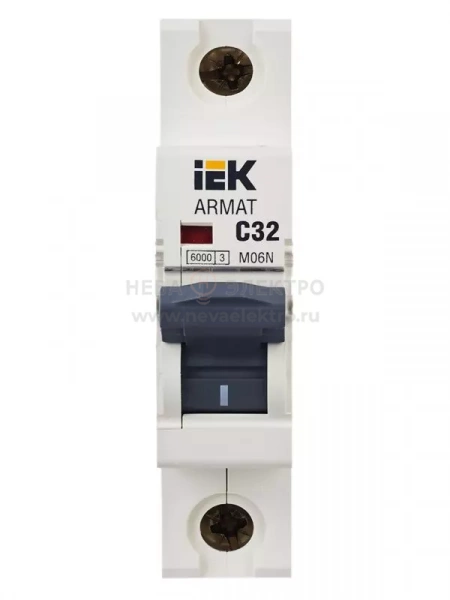Выключатель автоматический модульный 1п C 32А M06N ARMAT IEK AR-M06N-1-C032