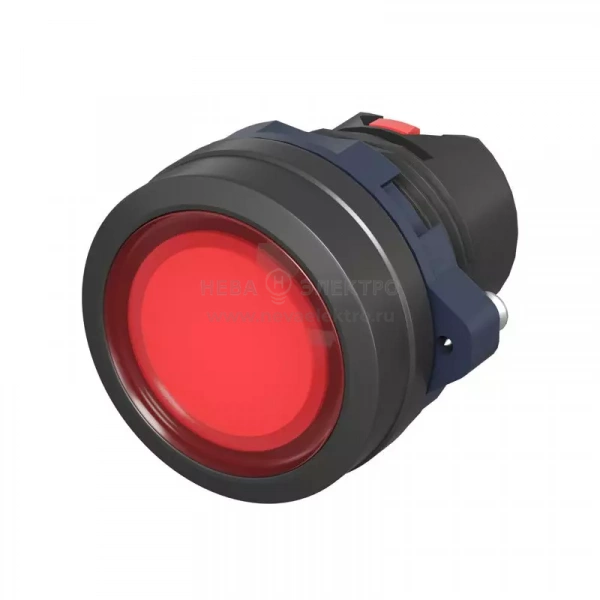 Головка кнопки плоская прозрачная без фиксации красн. DKC M22P-FMLRP