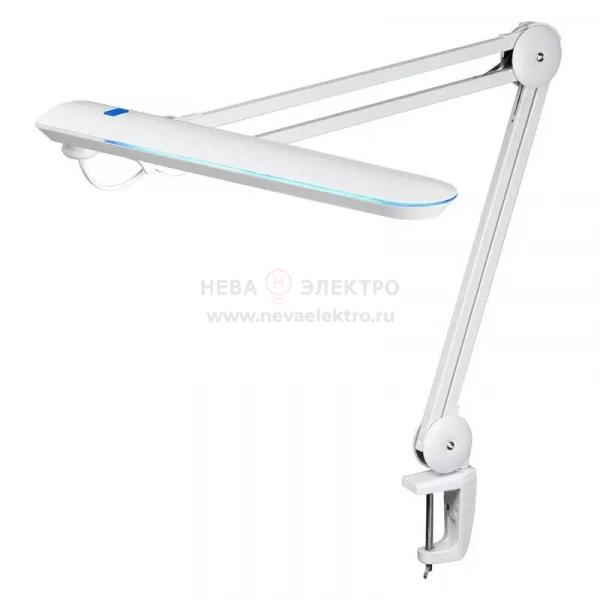 Светильник светодиодный настольн. Blue Stream 60LED бестеневой на струбцине бел. Rexant 31-0407
