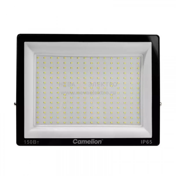 Прожектор светодиодный LFL-15003 C02 LED SMD 150Вт IP65 6500К 15000лм 230В 300х252х34 черн. Camelion 16329