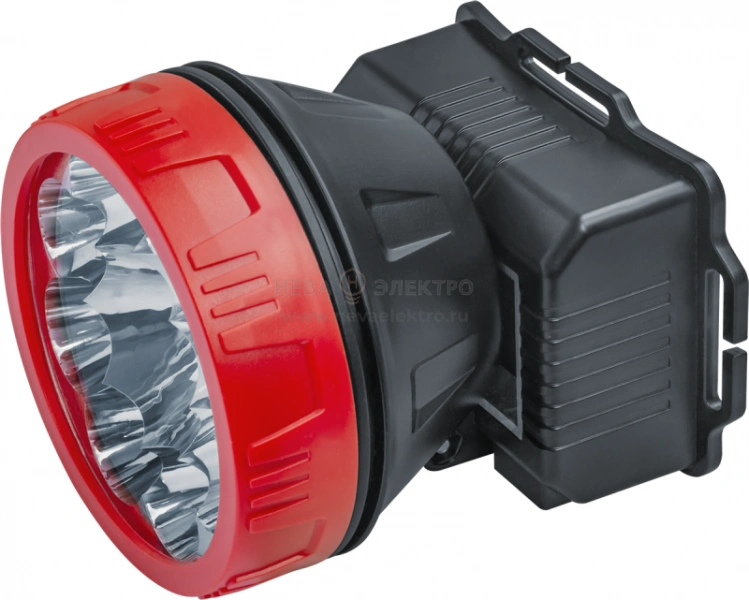 Фонарь аккумуляторный налобный 14 448 NPT-H21-ACCU 9LED 1Вт 2 режима аккум. Li-ion 0.9А.ч NAVIGATOR 14448