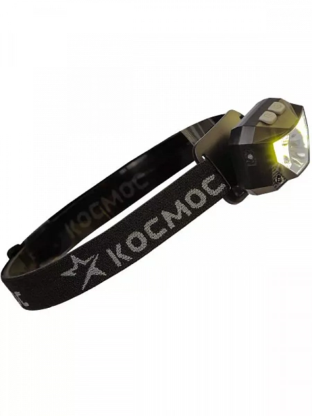 Фонарь налобный аккум. 3Вт XPG 2х3Вт COB/Li-po 1200мА.ч ABS пластик КОСМОС KOC851Lit