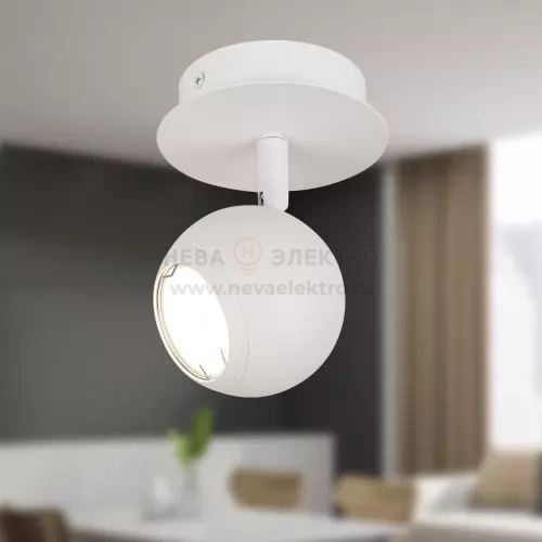 Светильник OL36 WH MR16 GU10 IP20 настен./потолочн. спот бел. Эра Б0056369