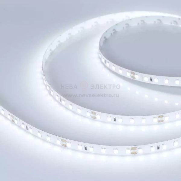 Лента светодиодная RT-A120-8mm 24V White 6000К 2835 9.6Вт/м IP20 (уп.5м) Arlight 010347(2)