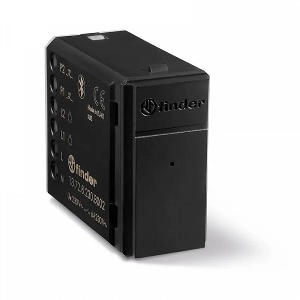 Реле модульное электронное 1CO 6А 230В AC BLE Yesly черн. FINDER 13728230B002PAS